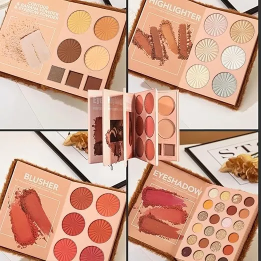 Complete Multi Palette Makeup Kit Set for Daily Glam Look